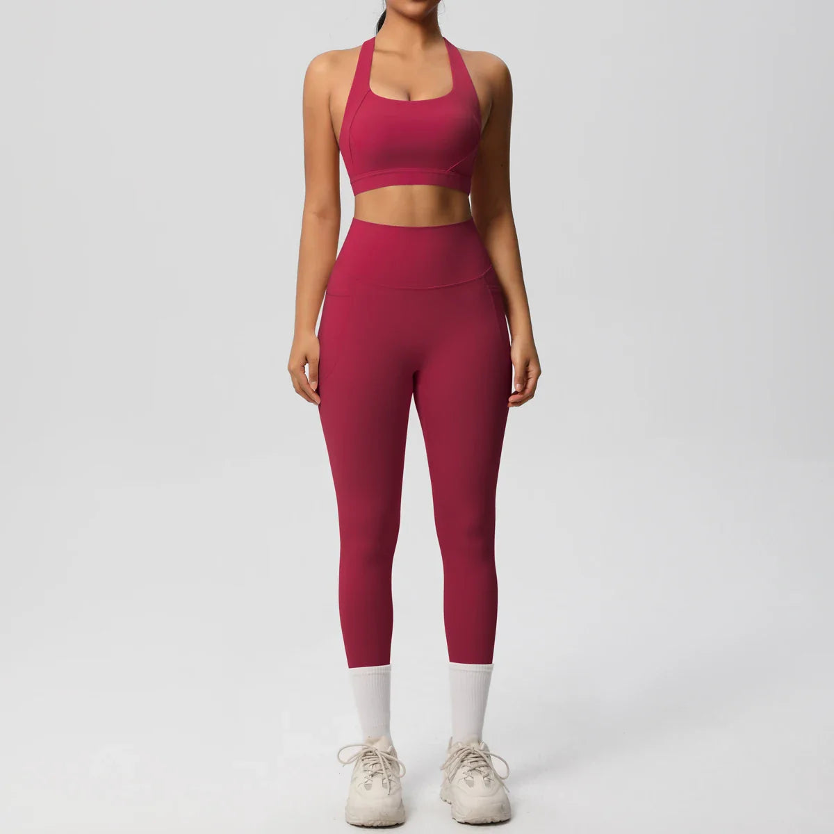 Yoga Suit Sports Set Womens Sportswear Sports women's yoga bra  Tummy Control Slimming Booty Leggings Women's tracksuit