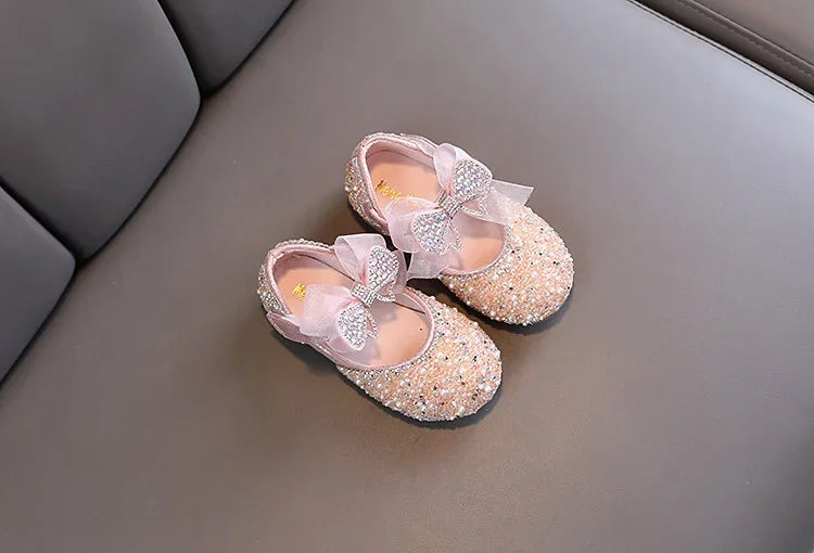 Girls Princess Shoes Children Party Dance Shoes Student Spring Autumn New Flats Kids Performance Shoes