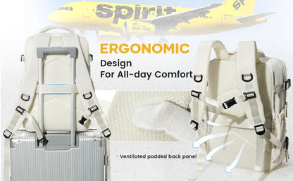 Backpack Travel Cabin Airplane Backpack, Air Vacuum Compression Backpack, Women Men Backpack Business Laptop Bag Handbag