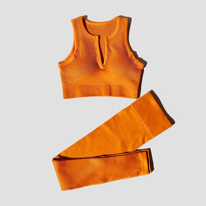 2/4/6PCS Seamless Women Yoga Set Workout Sportswear Fitness Bra Sport Pants Gym Clothing High Waist Leggings Shorts Sports Suits