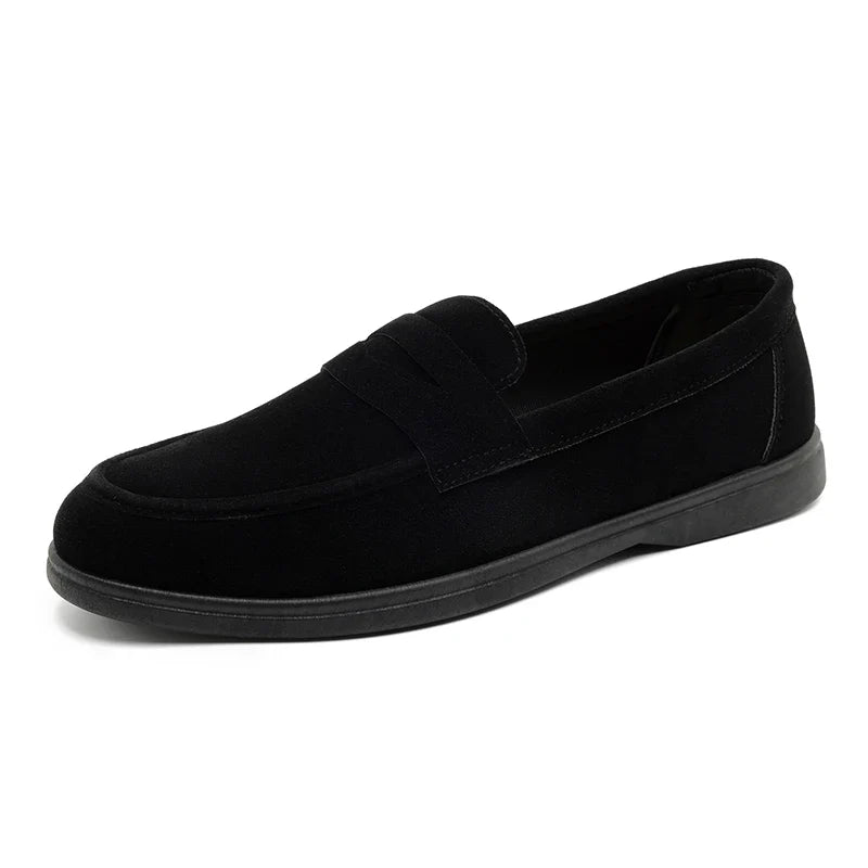 Men's Slip On Loafers Preppy Lightweight Breathable Comfort Outdoor Flats Non Slip Soft Sole Casual Daily Walking Shoes