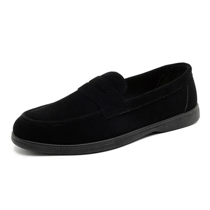 Men's Slip On Loafers Preppy Lightweight Breathable Comfort Outdoor Flats Non Slip Soft Sole Casual Daily Walking Shoes