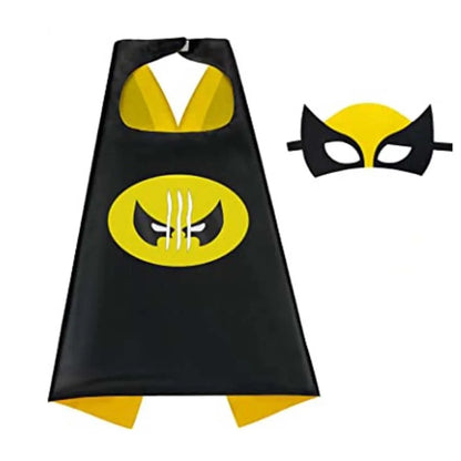 6 sets Superhero Capes for  Cool Halloween Costume Cosplay Festival Party Supplies Favors Dress Up for 3-12 Year Old boys