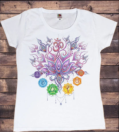 Yoga Print Tshirt Women Bird Om Aum Jade Buddha Meditation Tie Die T Shirt Femme T-Shirt Tops