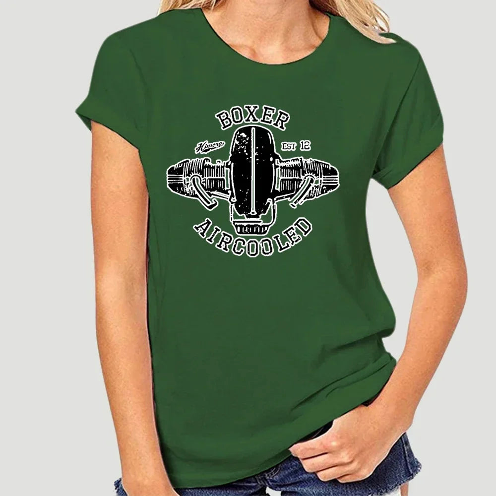 2019 Hot Sale  cotton Germany motorcycle engine BOXER AIRCOOLED T-Shirt R100 R80 R65 R nineT nine T Scrambler Tee shirt 8920X