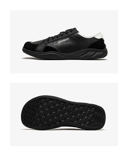 Women Men Barefoot Shoes Wide Toe Box Lightweight Sneakers Casual Color-Blocking Artificial Leather Walking Shoes