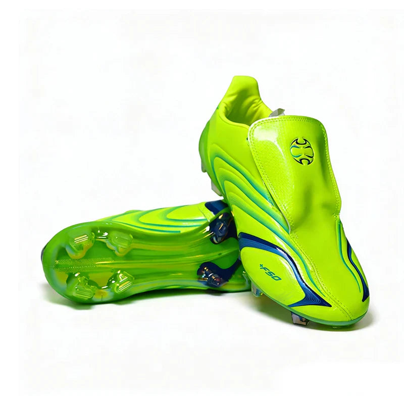 F50+ Professional Mens Soccer Shoes Training Non-Slip Turf Soccer Cleats Boys TF/FG Football Sneakers Man Chuteira Campo 39-45