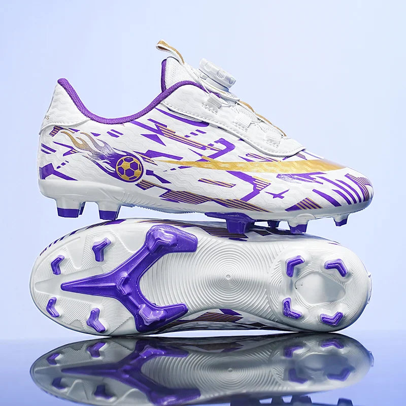 New Men Kids Soccer Shoes Football Boots Ultralight Match Grass Boys Professional Cleats Non-Slip Training Shoes Drop Shipping