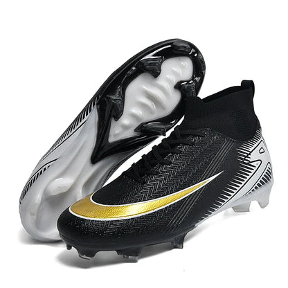 New Men Football Boots Kids Ankle Cleats Grass Soccer Shoes Futsal Indoor Sport Match Training TF/FG Hot-selling High-quality