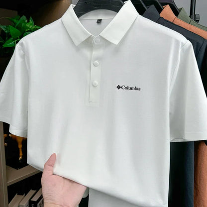 Bestselling fashion brand summer new designer simple letter embroidered breathable polo shirt mens exquisite and comfortable top