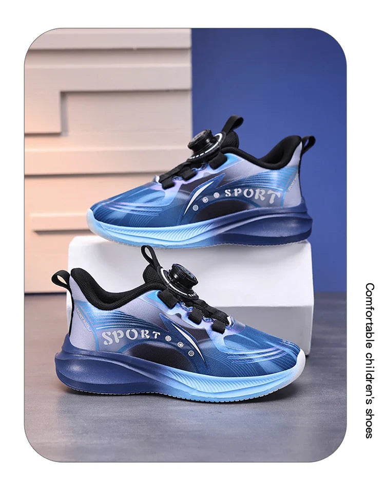 Kids Sneakers Breathable Student Boys Basketball Sports Shoes for Children Outdoor Training Trendy Tennis Size 28-39