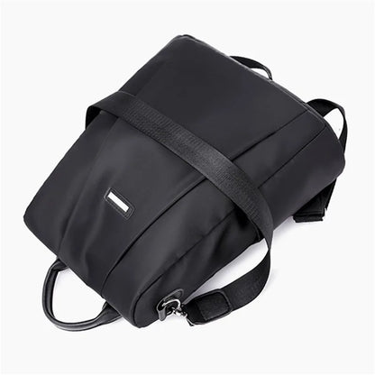 Casual Oxford Backpack Women Black Waterproof Nylon School Bags For Teenage Girls High Quality Fashion Travel Tote Packbag