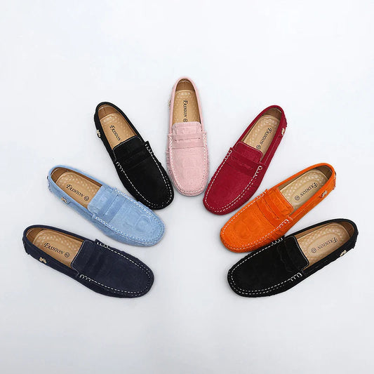 2025 Novos Sapatos Gorro Feitos à Mão Masculinos de Luxo Leve Estampa Crocodilo Tendência Mais Fácil de Combinar Slip-On Loafers Preguiçosos Sapatos da Moda para Dirigir Masculinos e Femininos