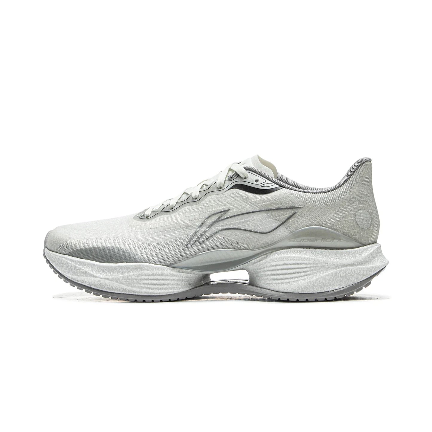 Tênis Masculino Li-Ning SUPER LIGHT 22 Leve para Corrida Amortecimento TEMPO BOUNCE BOOM FIBER LiNing Tênis Antiderrapante Vestível ARBV001