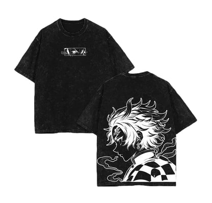 T-shirt Oversized Man Women Short Sleeve Tee Anime Printed Casual Tops Summer Y2k