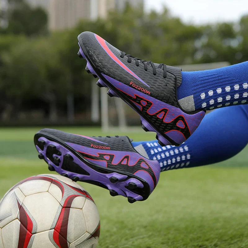 2026 New Men Soccer Shoes Breathable Football Boots FG/TF Turf Boots Non-Slip Wear Resistant Adult Outdoor Training Match Sports