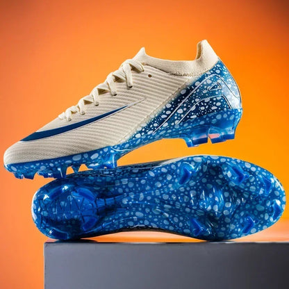 New Men Football Boots Professional Boys Soccer Shoes Ankle Sports Shoes Non-Slip TF/FG Match Sneakers Unisex Comfortable
