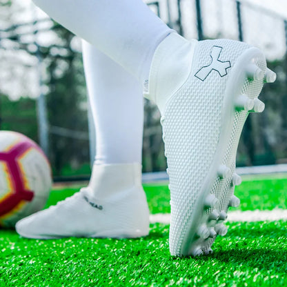 Men Quality Soccer Shoes Durable Boys Football Boots Lightweight Children Football Shoes Futsal Training Sneakers Soccer Cleats