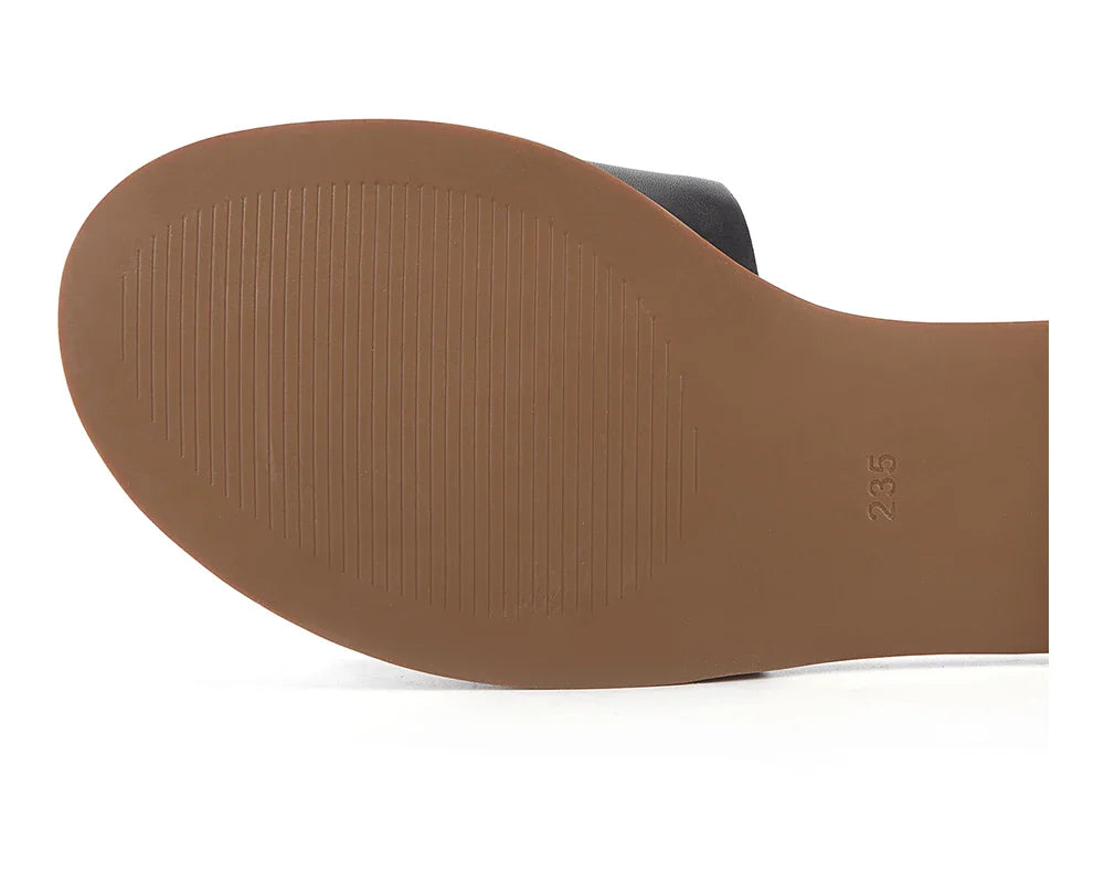 Women's Slippers 2024 Simple Black Flat Flat Women's Shoes Home Indoor Slippers
