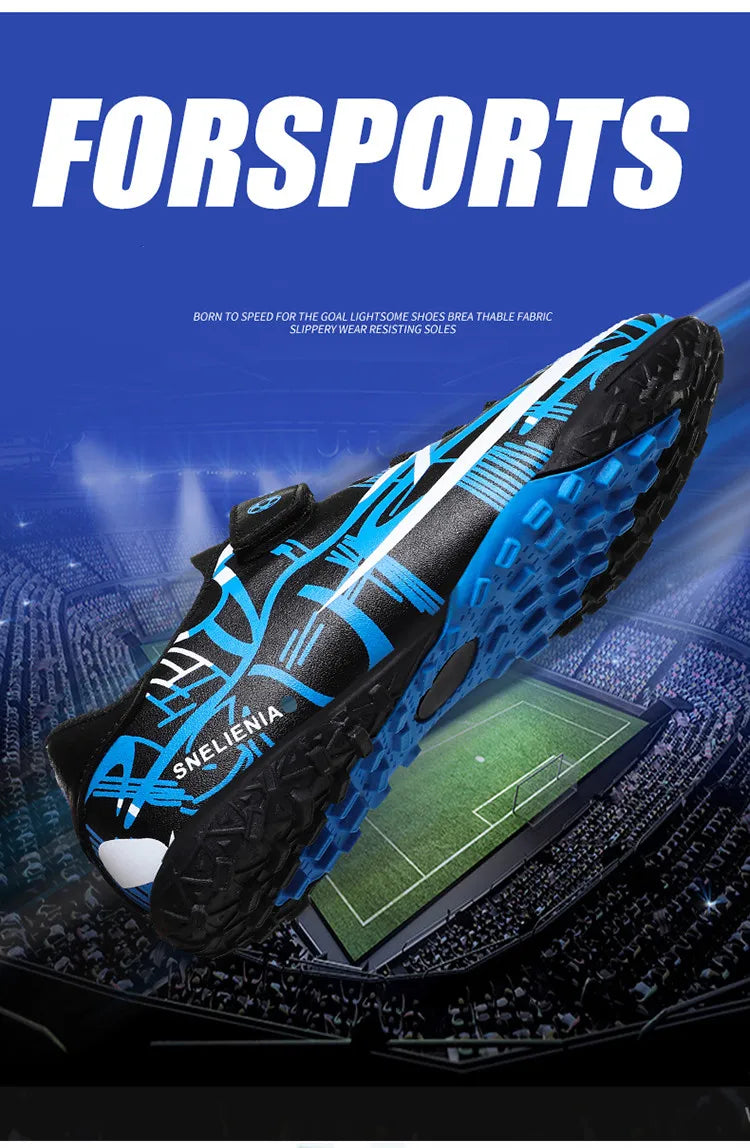 Hot TF/AG Kids Football Shoes Original Child Soccer Shoes Indoor Training Football Field Boots Children‘s Soccer Cleats Sneaker