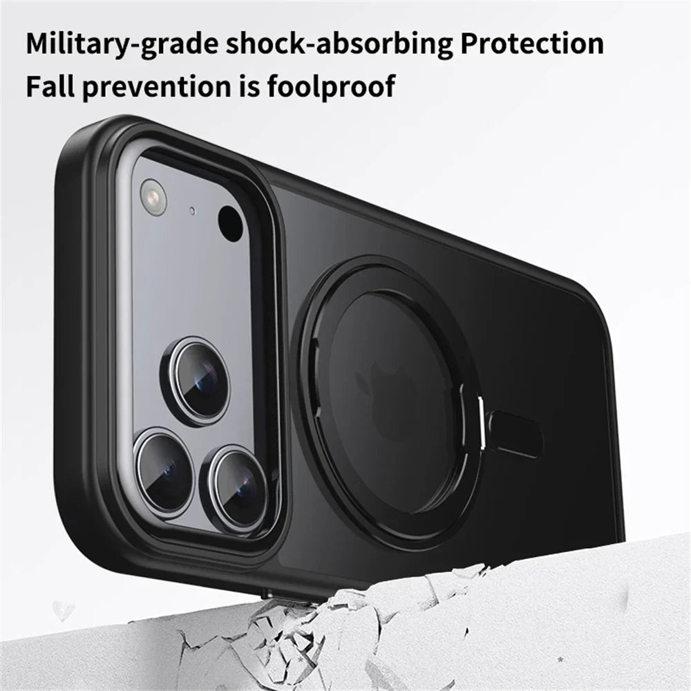 Magnetic Case for iPhone 17 Pro Max Case for iPhone 17 Air  17pro Macsafe Case Shockproof and Dropproof Hard Acrylic Case