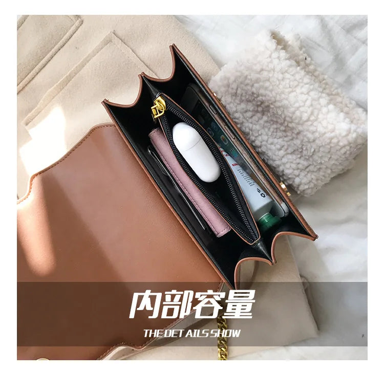 Luxury Brand Women Handbag 2024 New Retro Bee Female Shoulder Bag Simple High Quality Leather Designer Crossbody Bags