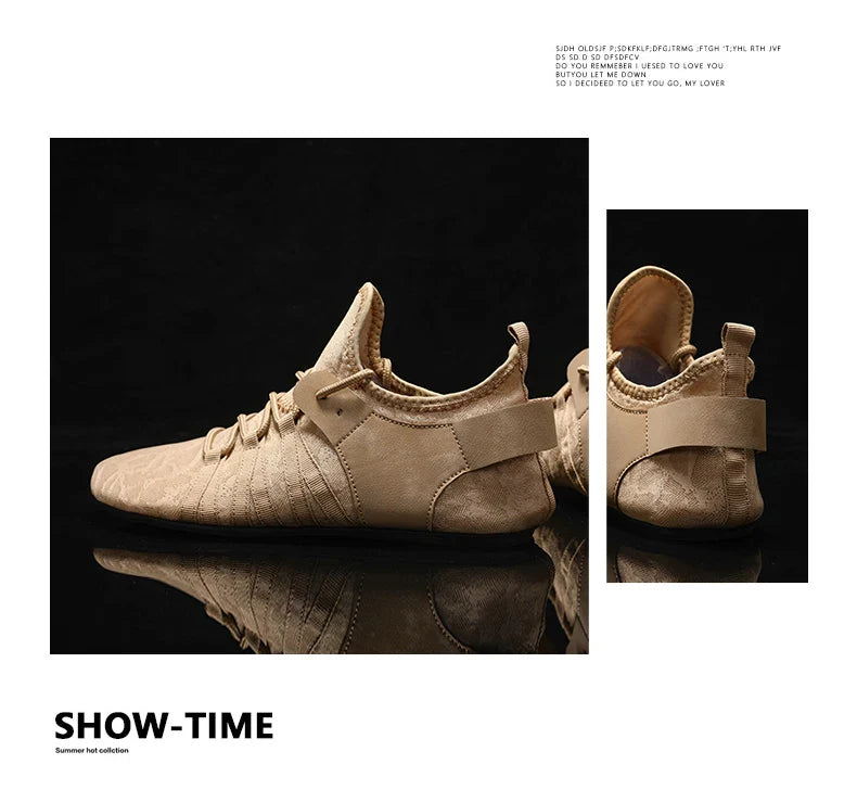 Mesh Loafers Men Driving Moccasins Thin Bottom Flats Walking Shoes Breathable Non Slip Casual Loafers Summer Mens Shoes