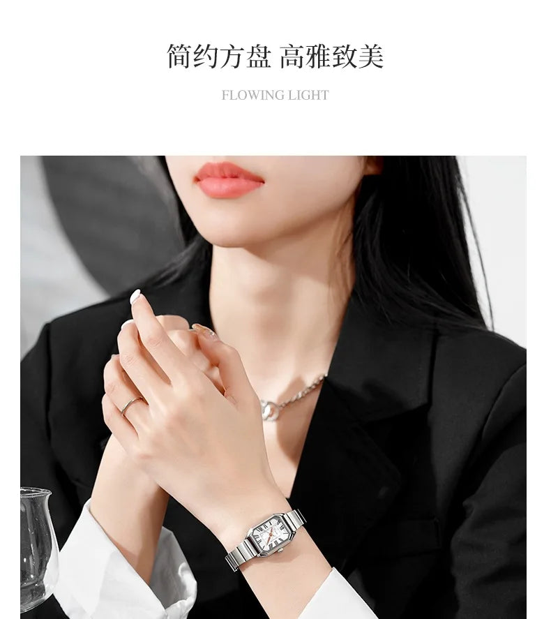 Luxury Women Quartz Watch Casual Fashion  Stainless Steel Strap Wristwatch Relojes Para Mujer Ladies Gifts