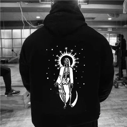 La Santa Muerte Hoodie Pattern Sweatshirt Halloween New In Women Men Sportswear Pullover Autumn and Winter Essentials Hoodie