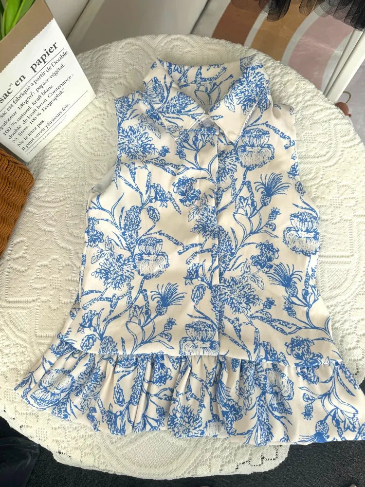 Baby Girl Princess Floral Short Dress Infant Toddler Child Elegant Sleeveless Vestido Birthday Party Pageant Baby Clothes 1-10Y