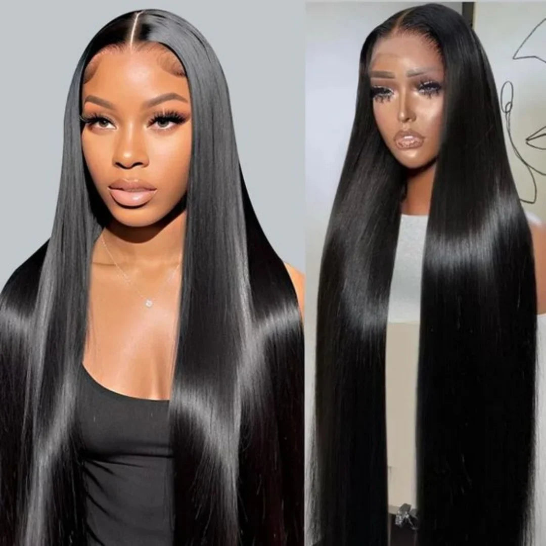 Glueless 7x5 Lace Front Wig Vietnamese Human Hair Bone Straight 13X4 Front Wigs Super Double Drown 13x6 Lace Frontal Wigs 180%