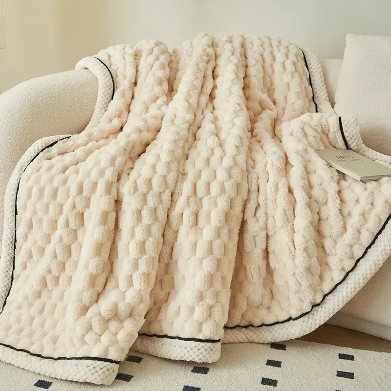 Turtle Velvet Autumn Winter Warm Sleeping Blanket Soft Comfortable Flannel Fleece Blankets for Bed Cozy Fluffy Warmth Blanket