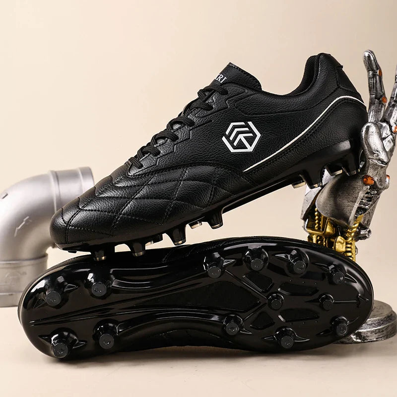 New Men Football Boots Grass Breathable Match Outdoor Sport Soccer Shoes Cleats Long Spikes Comfortable Training Boys Non Slip