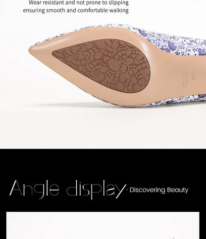 Women's Banquet Shoes New Silk Embroidered High Quality Women's Shoes