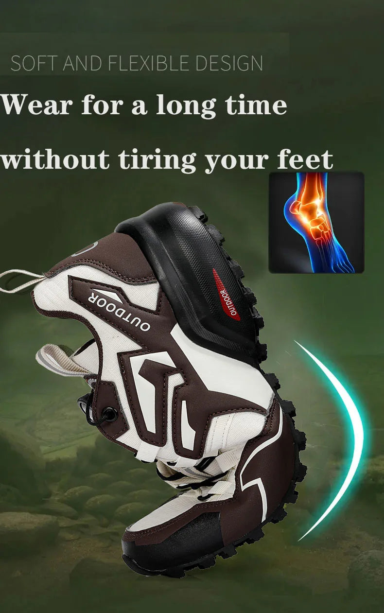 Men's Casual Sports Shoes Size 40-47 Rotating Lace-Up Men's Shoes Outdoor Non-Slip Breathable Comfortable Men's Sports Shoes