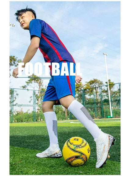 Refreshing Breathable Feet Children's Non-slip Fashion Casual Sports Shoe Youth Soccer Shoes Indoor Outdoor Grass Training Shoes