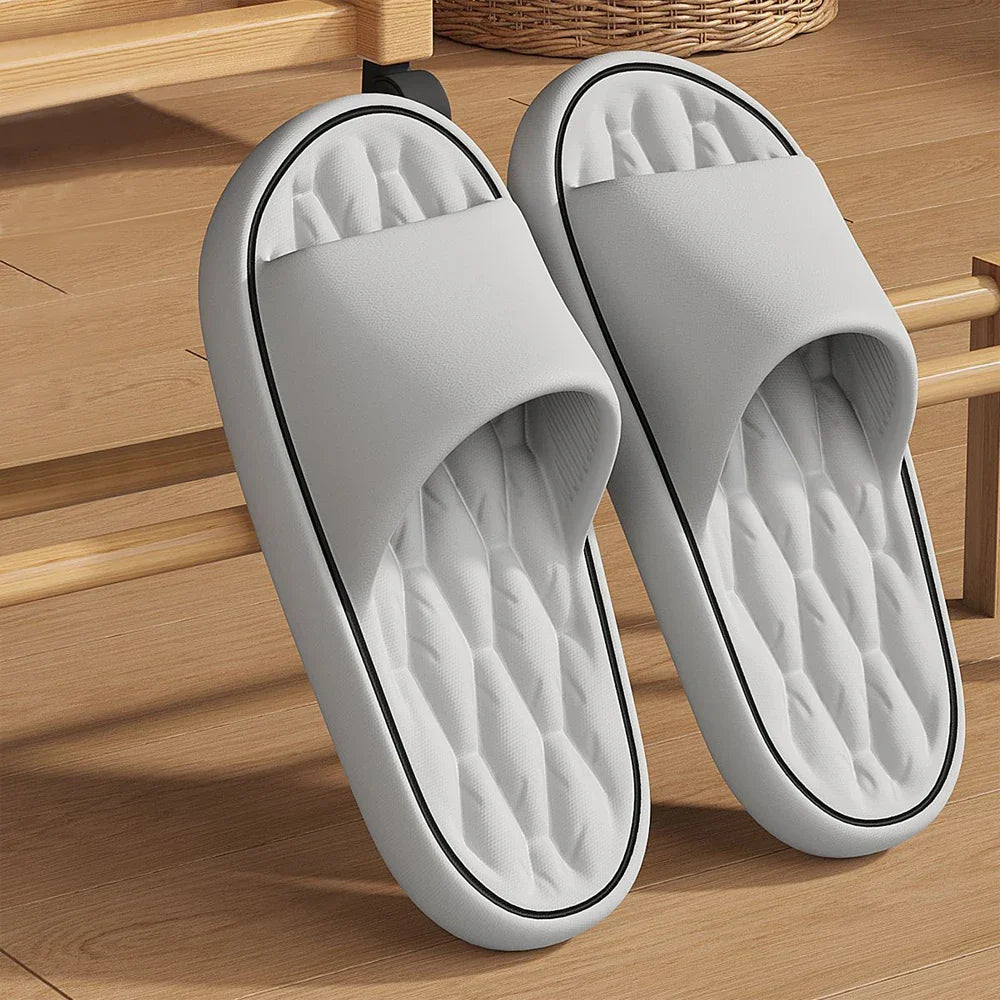 Fashion Summer Cartoon Home Shoes Non-slip Soft Slides Lithe Comfort Sandals Men Women Couple Slippers Trendy Slippers