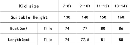 Kids Casual Dress for Girls Clothes Summer 2024 New Children Fashion Sleeveless Red High Waist Princess Dress with Belt 7-8Y