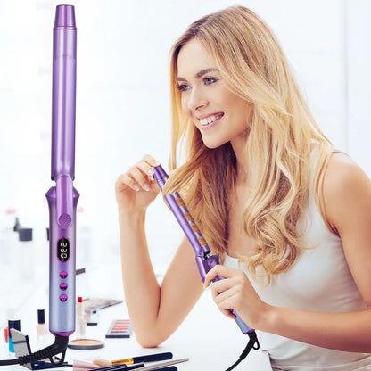 US Hair Curler Large Volume Does Not Hurt The Hair Perm Negative Ion 25mm Bangs Lasting Syling Electric Curling Iron