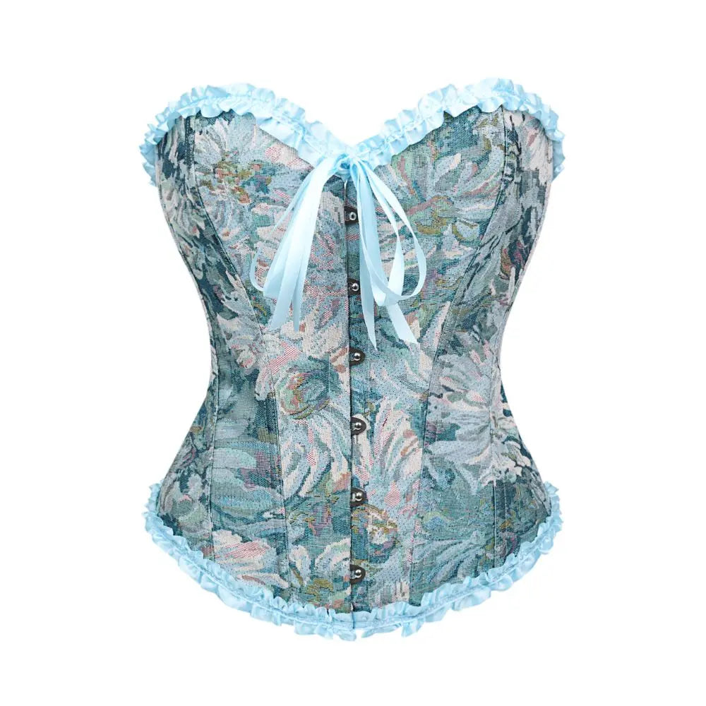 There are lace body-shapingwaist-cinchingchest-supporting corsets and ladies' court shaping tops