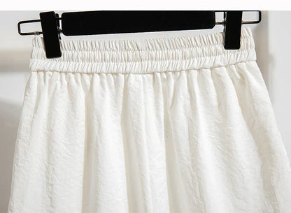 Plus Size Summer Shorts For Women 2025 Summer Ice Silk Drawstring Large Size Loose Shorts Women Korean Streetwear Shorts Female