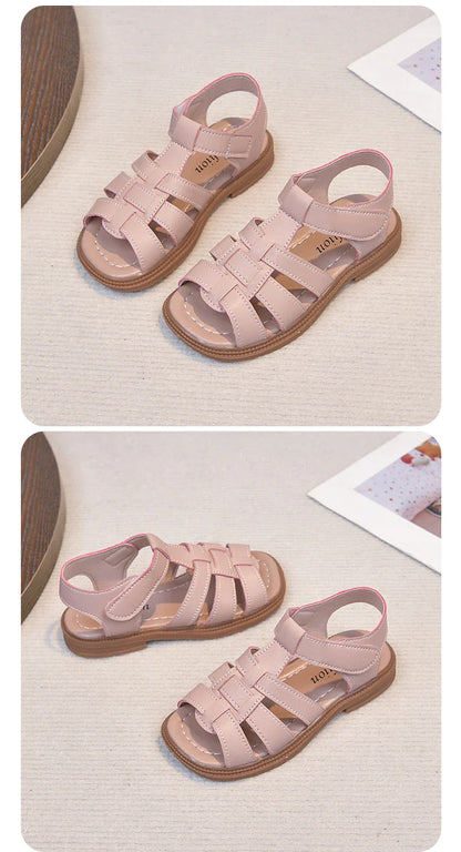2026 Summer New Kids Sandals for Boys Girls Unisex Fashion Open Toes Candy Colors Children Beach Shoes Anti-skid Breathable Hot