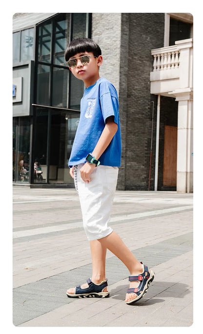 Children Sandals 2026 Summer Children's Sandals Boys Primary School Students Comfortable Soft Bottom Kids Sandals Comfortable