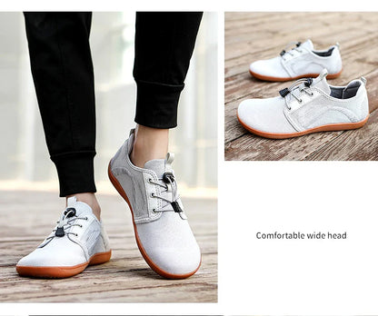 New Unisex Wider Shoes Breathable Mesh Men Barefoot Wide-toed Shoes Brand Flats Soft Zero Drop Sole Wider Toe Sneakes Large Size