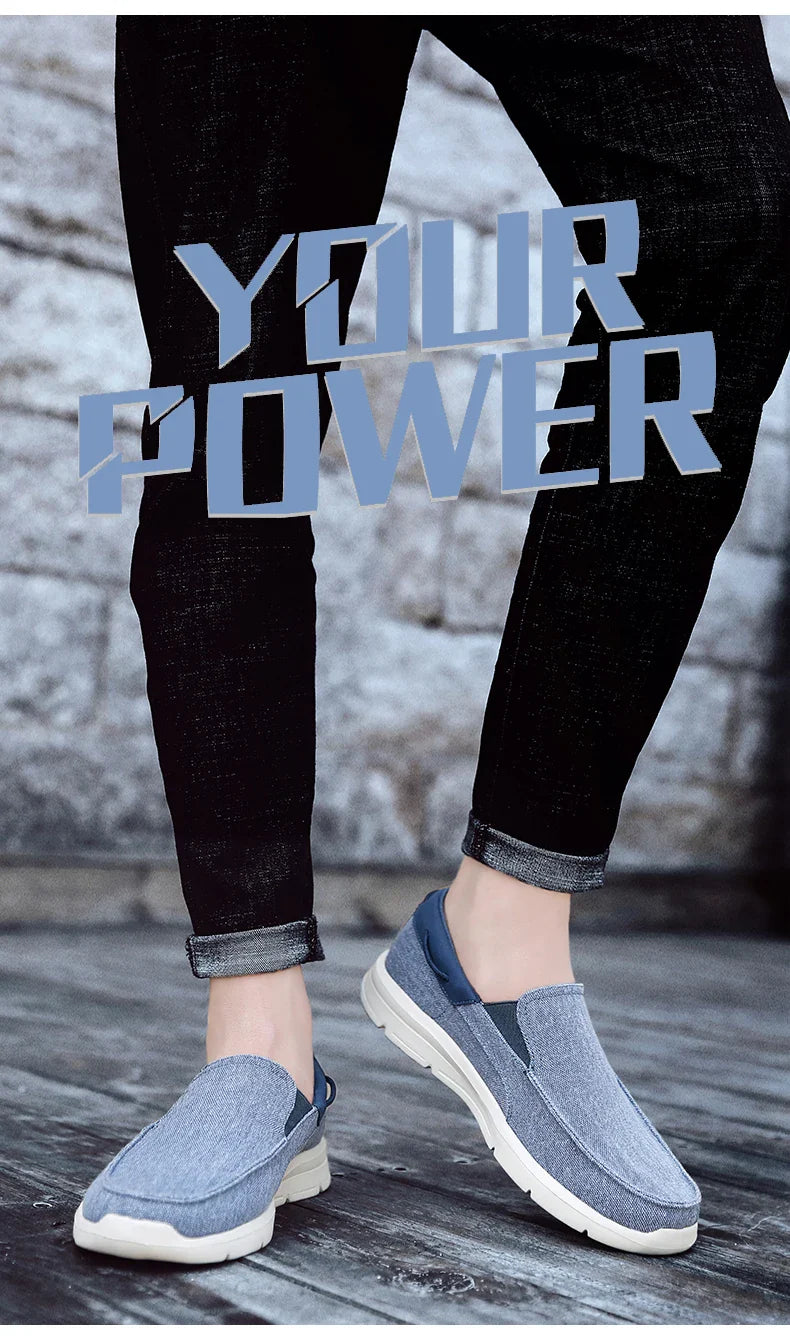 Mocassins Para Homens Sapatos Outono Novo Masculino Sapatos de Lona Clássicos Sapatos de Lazer Confortáveis Tênis Respiráveis Para Homens Mocassins