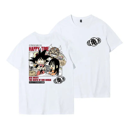 Tide Brand Joint T-shirt Wukong Frisa Animation Peripheral Clothes Ins Men's America Short-sleeved T-shirt