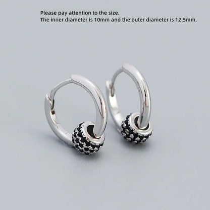 925 Sterling Silver Earring Zircon Sun Flower Ear Ring Geometric Style Water Drop Ear Bone Cute Temperament Woman Girl Ear Jewel