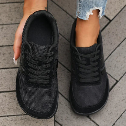 Minimalist Barefoot Shoes for Women Casual Versatile Soft Sole Wide Last Shoes Summer Breathable Comfortable Barefoot Sneakers