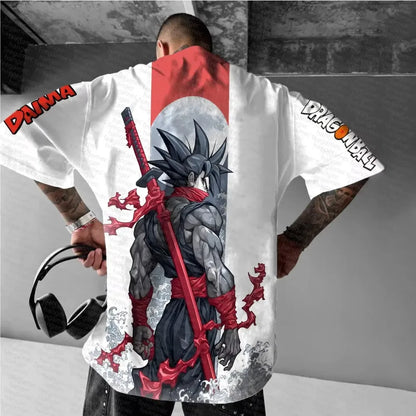 T-Shirt New Men's Street Hip Hop Loose Casual Street Trend Parent-Child Short Sleeve Top