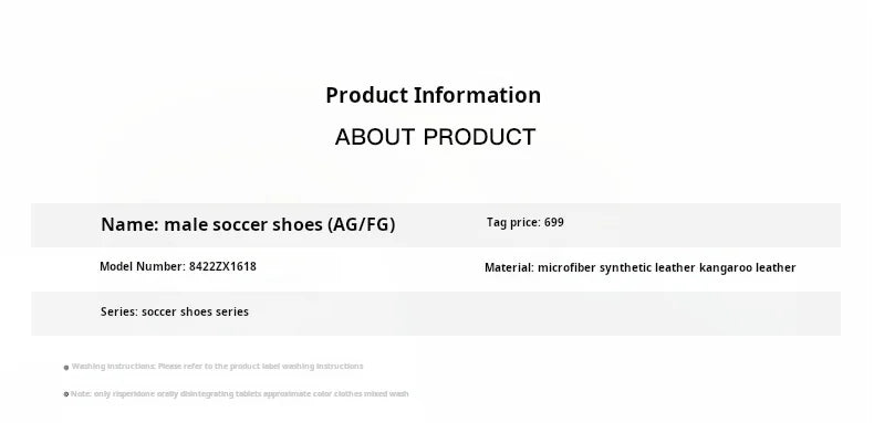 Professional Match Football Shoes Kangaroo Leather Fg Anti Slip Football Boots Ag Daily Training Indoor Football Shoes